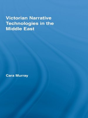 cover image of Victorian Narrative Technologies in the Middle East